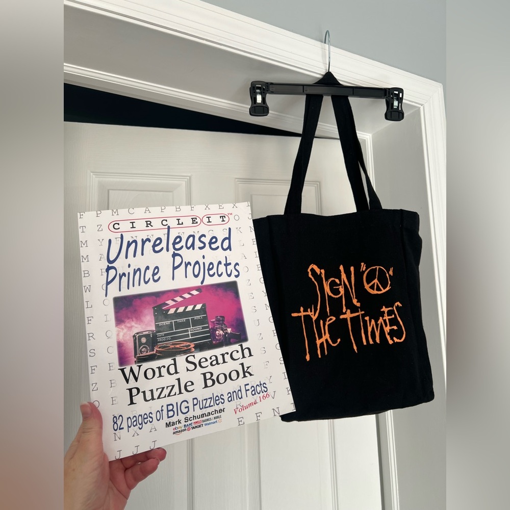 Prince’s Sign O' The Times Black Tote Bag